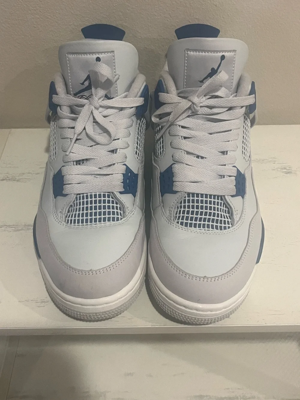 Jordan 4 Mid-Top Military Blue’s
